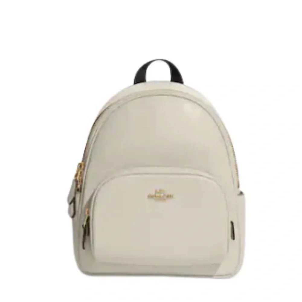Coach MINI COURT BACKPACK IN PEBBLED LEATHER